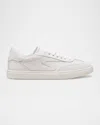 Stuart Weitzman Runaround Leather Low-top Sneakers In White