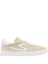 Stuart Weitzman Lace-up Low-top Sneakers In Neutrals