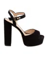 Stuart Weitzman Ryder High-heeled Sandals In Black