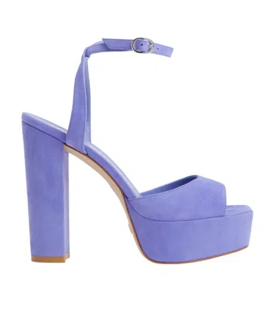 Stuart Weitzman Ryder Ii Thick-soled Sandals In Blue