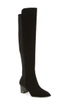 Stuart Weitzman Ryland Tall Leather Boot In Animal Print
