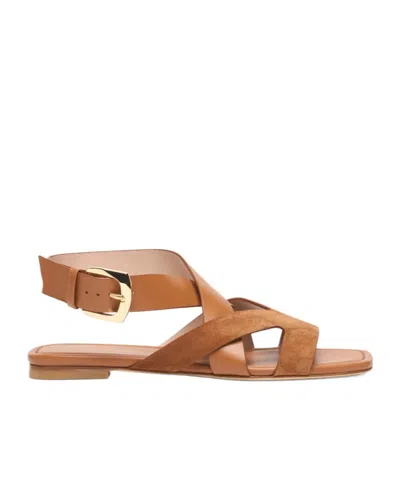 Stuart Weitzman Sai Sandal In Brown
