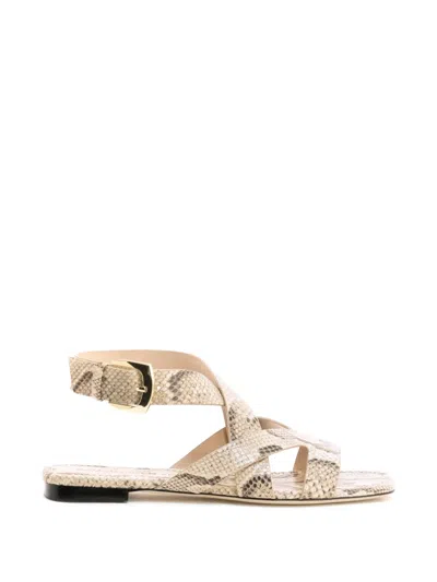 Stuart Weitzman Sai Sandals In Black