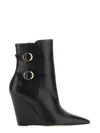 Stuart Weitzman Saloon 100 Wedge Boot In Black