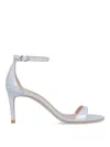 Stuart Weitzman Sandals "nudist Ii 75" In Blue