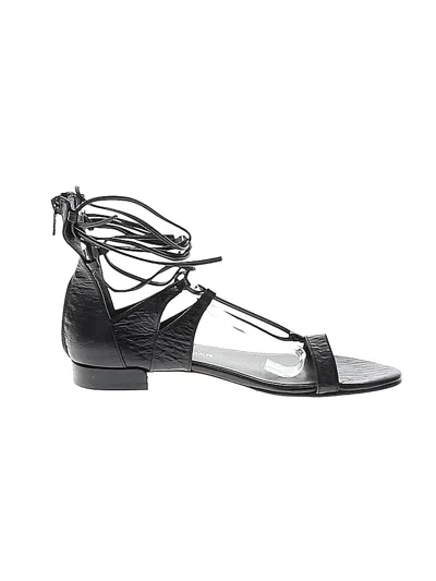 Pre-owned Stuart Weitzman Sandals In Black