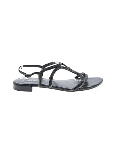 Pre-owned Stuart Weitzman Sandals In Black