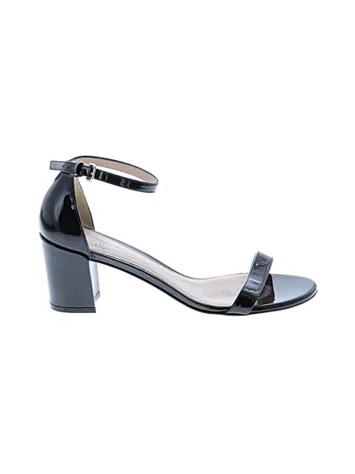 Pre-owned Stuart Weitzman Sandals In Black