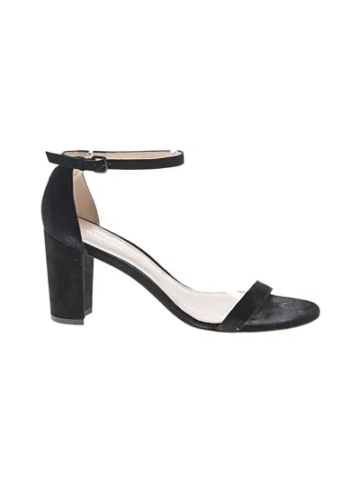 Pre-owned Stuart Weitzman Sandals In Black