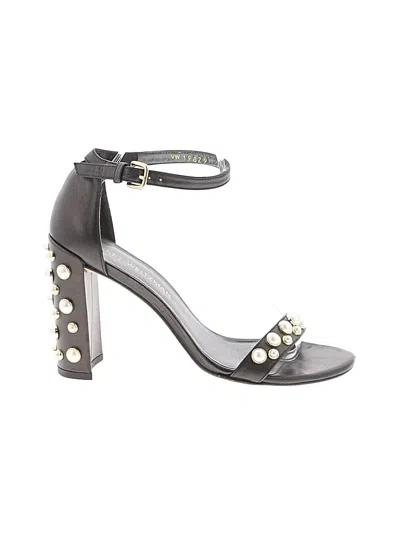 Pre-owned Stuart Weitzman Sandals In Black