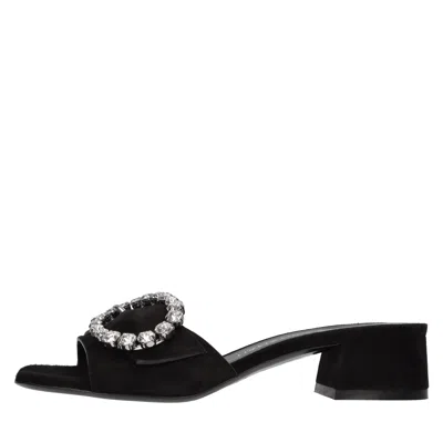 Stuart Weitzman Sandals In Black