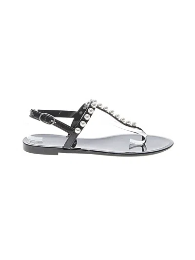 Pre-owned Stuart Weitzman Sandals In Black