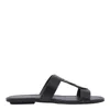 Stuart Weitzman Ibiza Slide Sandal In Black