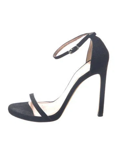 Pre-owned Stuart Weitzman Sandals In Blue