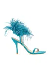 Stuart Weitzman Plume 100 Sandals In Blue