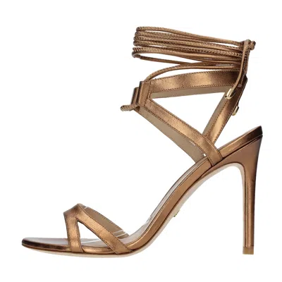 Stuart Weitzman Sandals In Marrone Marroni