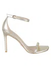 Stuart Weitzman Golden Sandals In Grey