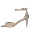 Stuart Weitzman Nudistia 75 Sandal In Grigio
