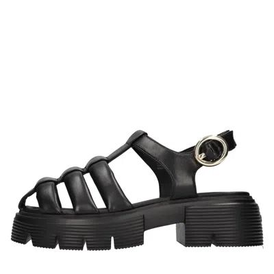 Stuart Weitzman Sandals In Black