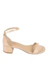 Stuart Weitzman 45mm Gena Sandals In Neutral