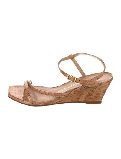 Pre-owned Stuart Weitzman Sandals In Neutral