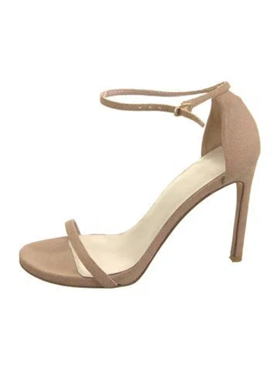 Pre-owned Stuart Weitzman Sandals In Neutral