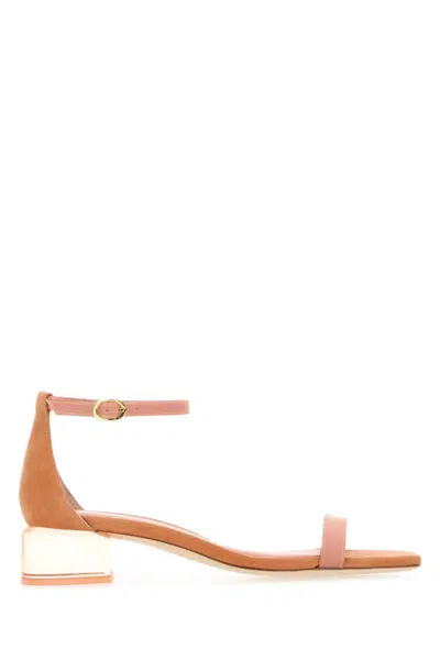 Stuart Weitzman Sandals In Orange