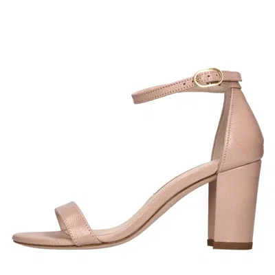 Stuart Weitzman Sandals Pink In Rosa Pastello