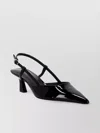 Stuart Weitzman Sandals Pointed Toe Buckle Detail