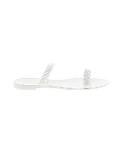 Pre-owned Stuart Weitzman Sandals In White