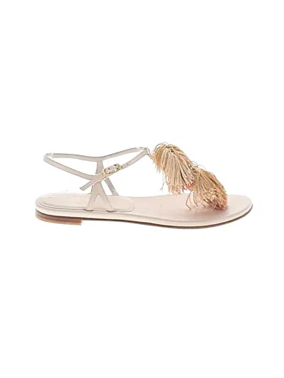 Pre-owned Stuart Weitzman Sandals In White