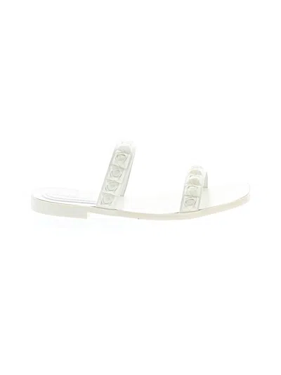 Pre-owned Stuart Weitzman Sandals In White