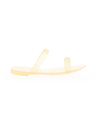 Pre-owned Stuart Weitzman Sandals In Yellow