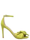 Stuart Weitzman Nudistcurve Loveknot 110mm Sandals In Yellow