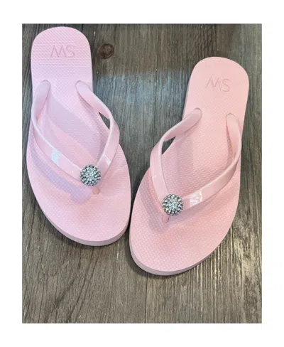 Stuart Weitzman Zehensandalen Aus Pvc Mit Kristallverzierung In Baby-pink