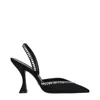 Stuart Weitzman Satin Women's Sandal In Black