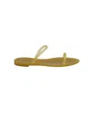 Stuart Weitzman Sawyer Jelly Sandals In Yellow Rubber In Green