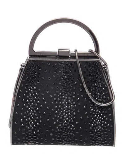 Pre-owned Stuart Weitzman Sequins Evening Bag In Black
