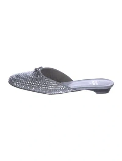 Pre-owned Stuart Weitzman Sequins Patterned Mules