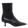 Stuart Weitzman Pointed Toe Ankle Boots With 50mm Heel