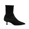 Stuart Weitzman Naomi Stretch Suede Ankle Booties In Multi
