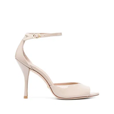 Stuart Weitzman 110mm Patent-leather Sandals In Neutrals