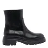 Stuart Weitzman Zip-detail Platform Boots In Black