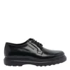 Stuart Weitzman Benson Laced Up Shoes In Black