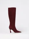 Stuart Weitzman Pointed-toe Boots In Burgundy