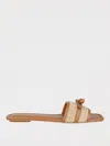 Stuart Weitzman Slide Sandals With Bow Detail