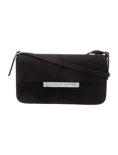 Pre-owned Stuart Weitzman Shoulder Bag In Black