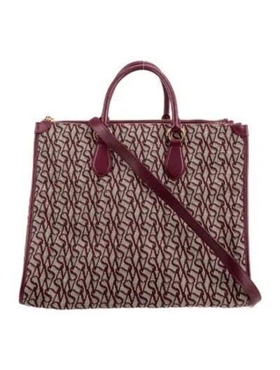 Pre-owned Stuart Weitzman Shoulder Bag In Burgundy