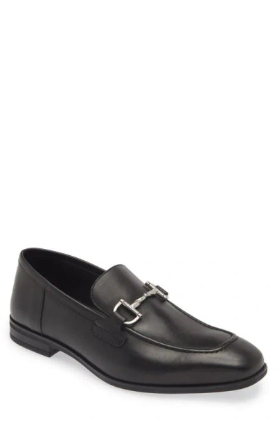 Stuart Weitzman Simon Twistbit Loafer In Black