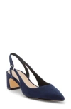 Stuart Weitzman Simona Slingback Pump In Blue